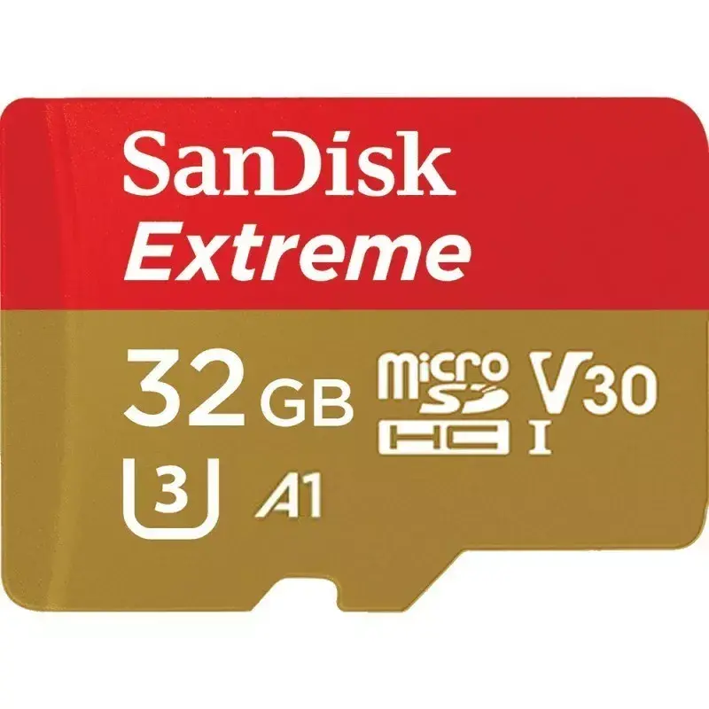 WESTERN DIGITAL SanDisk micro SDXC Extreme 32GB (A1/ V30/ U3/ UHS-I/ Cl.10/ R100/ W60) su adapteriu veiksmo kameroms
