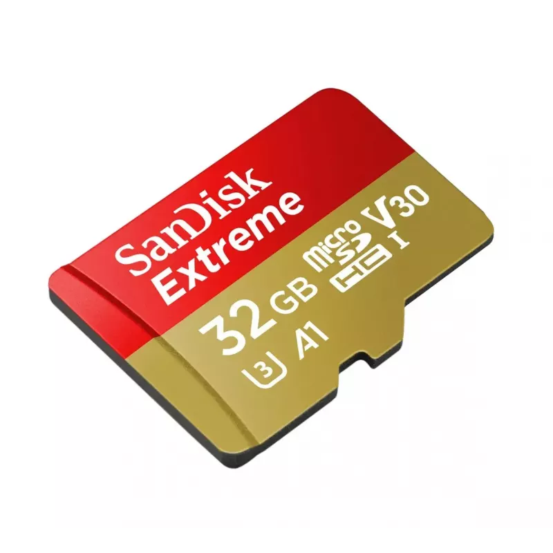 WESTERN DIGITAL SanDisk micro SDXC Extreme 32GB (A1/ V30/ U3/ UHS-I/ Cl.10/ R100/ W60) su adapteriu veiksmo kameroms