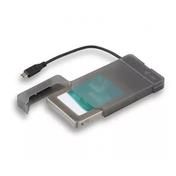 i-tec MySafe USB-C 3.1 Gen. 2 easy, išorinis korpusas 2,5 inch SATA diskams, juodas