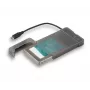 i-tec MySafe USB-C 3.1 Gen. 2 easy, išorinis korpusas 2,5 inch SATA diskams, juodas