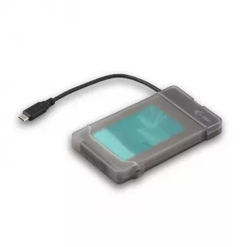 i-tec MySafe USB-C 3.1 Gen. 2 easy, išorinis korpusas 2,5 inch SATA diskams, juodas