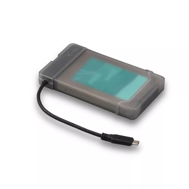 i-tec MySafe USB-C 3.1 Gen. 2 easy, išorinis korpusas 2,5 inch SATA diskams, juodas