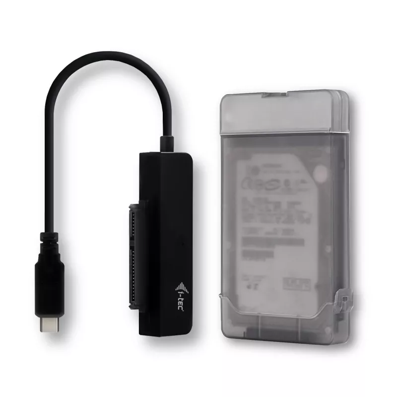 i-tec MySafe USB-C 3.1 Gen. 2 easy, išorinis korpusas 2,5 inch SATA diskams, juodas