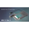 i-tec MySafe USB-C 3.1 Gen. 2 easy, išorinis korpusas 2,5 inch SATA diskams, juodas