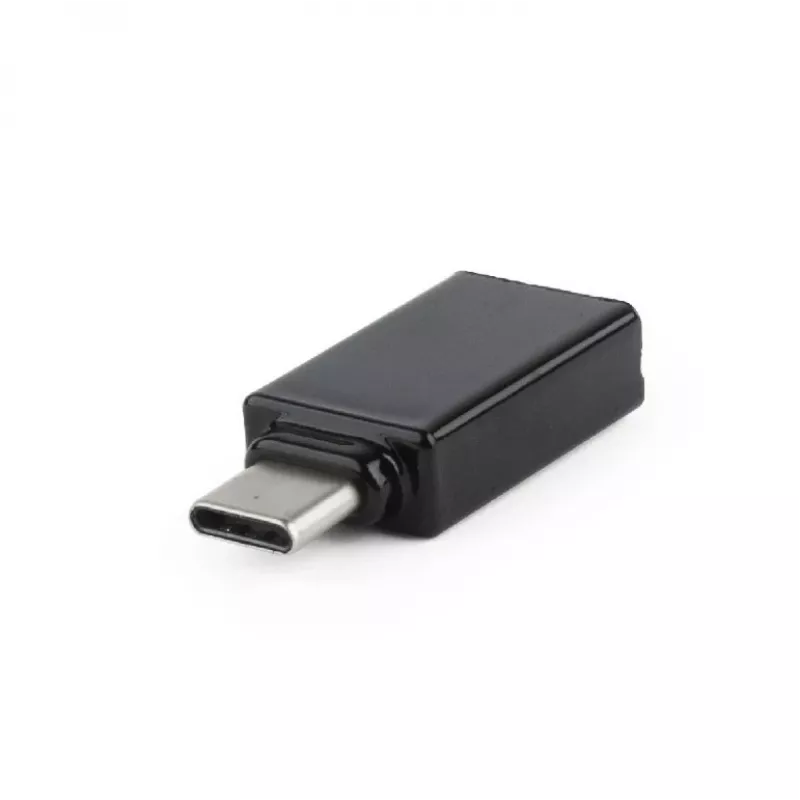 USB adapteris Gembird A-USB3-CMAF-01 — USB Type-C į USB (USB 2.0 / 3.2 Gen 1), kompaktiškas juodas
