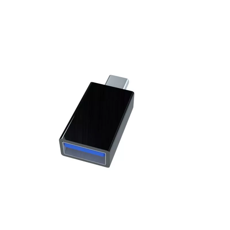 USB adapteris Gembird A-USB3-CMAF-01 — USB Type-C į USB (USB 2.0 / 3.2 Gen 1), kompaktiškas juodas