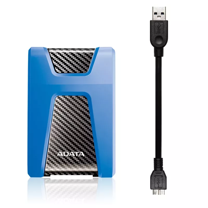 Išorinis kietasis diskas ADATA HD650 1 TB 2,5 colio mėlynas