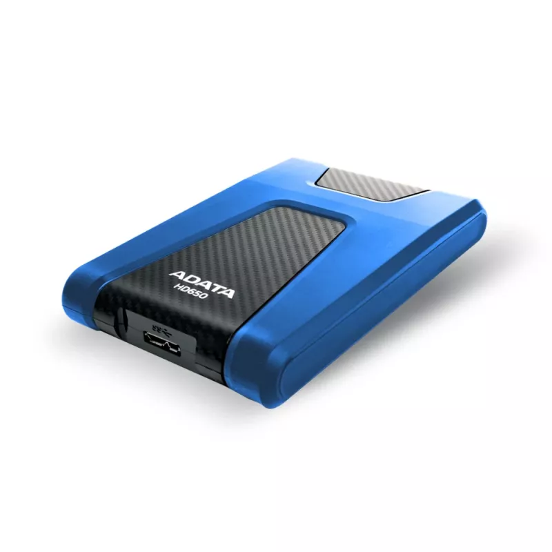 Išorinis kietasis diskas ADATA HD650 1 TB 2,5 colio mėlynas