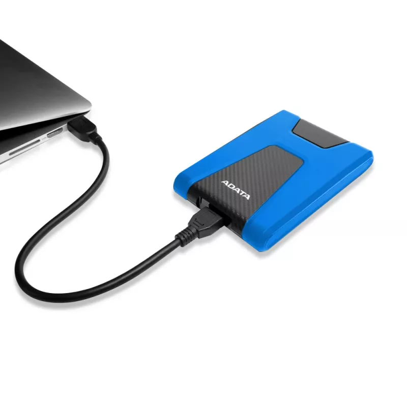 Išorinis kietasis diskas ADATA HD650 1 TB 2,5 colio mėlynas
