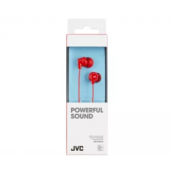 JVC HA-FX10-R-E spalvingos ausinės į ausis