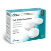 TP-Link AC1300 Deco M5 belaidžio tinklo maršrutizatorių rinkinys (3 vnt.), balta, vidinė antena, tinklo sistema, dviejų juostų (2,4 GHz / 5 GHz), Wi-Fi 5 (802.11ac), 1300 Mbit/s