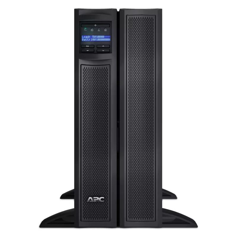 APC Smart-UPS X SMX2200HVNC – 2200VA, 8x C13 + 2x C19 lizdai, USB, praplečiamas veikimo laikas, trumpas gylis, NMC