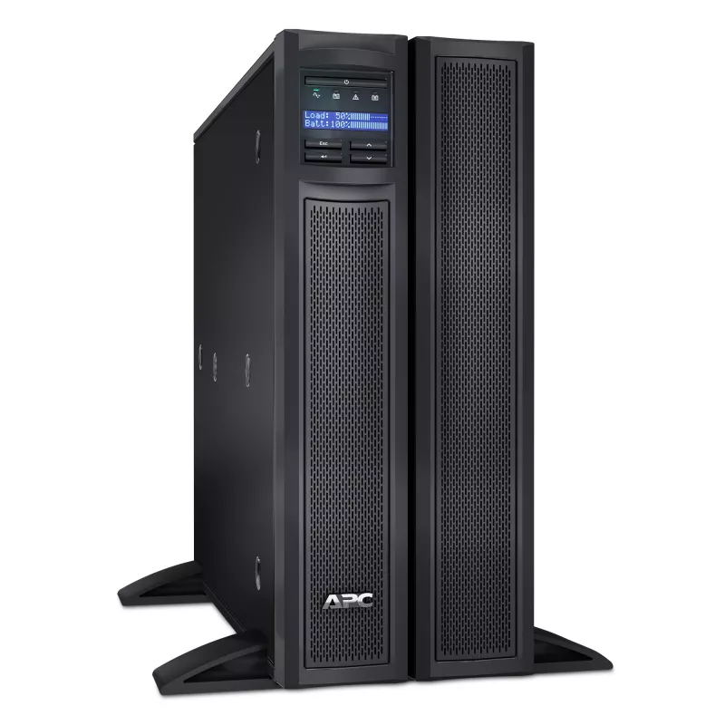 APC Smart-UPS X SMX2200HVNC – 2200VA, 8x C13 + 2x C19 lizdai, USB, praplečiamas veikimo laikas, trumpas gylis, NMC