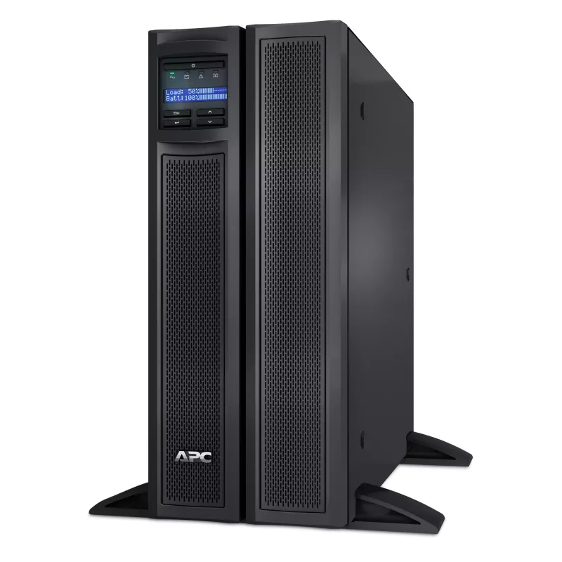 APC Smart-UPS X SMX2200HVNC – 2200VA, 8x C13 + 2x C19 lizdai, USB, praplečiamas veikimo laikas, trumpas gylis, NMC