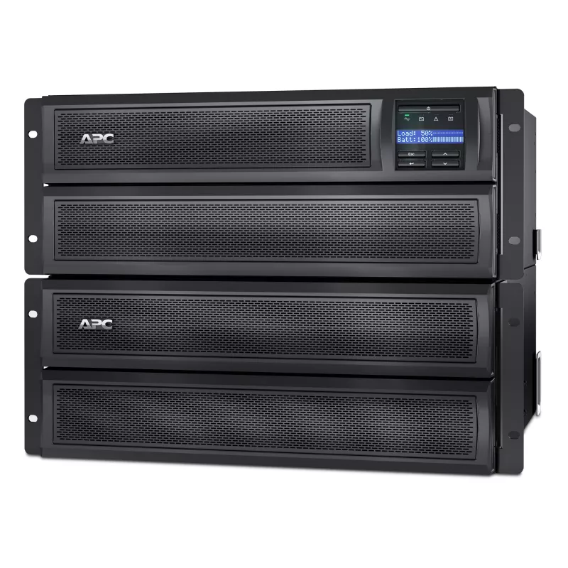 APC Smart-UPS X SMX2200HVNC – 2200VA, 8x C13 + 2x C19 lizdai, USB, praplečiamas veikimo laikas, trumpas gylis, NMC