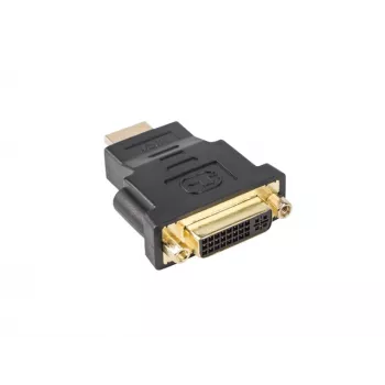 LANBERG keitiklis HDMI (kištukas) į DVI-D (lizdas, 24+5) juodas, 1920x1080@60Hz, ABS korpusas