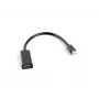 LANBERG AD-0005-BK Mini DisplayPort (vyriškas) į HDMI Type A (moteriškas) adapteris, 0,2 m, 1920x1200 @60Hz, DisplayPort 1.2, juodas