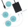i-tec USB-C 3.1 Dual 4K DP vaizdo adapteris, 3.2 Gen 1 (3.1 Gen 1), USB Type-C, DisplayPort išvestis, 3840 x 2160 pikselių