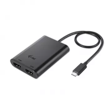 i-tec USB-C 3.1 Dvigubas 4K HDMI vaizdo adapteris, 3.2 Gen 1 (3.1 Gen 1), USB Type-C, HDMI išvestis, 3840 x 2160 pikselių