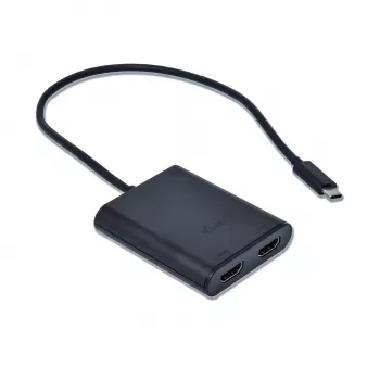i-tec USB-C 3.1 Dvigubas 4K HDMI vaizdo adapteris, 3.2 Gen 1 (3.1 Gen 1), USB Type-C, HDMI išvestis, 3840 x 2160 pikselių