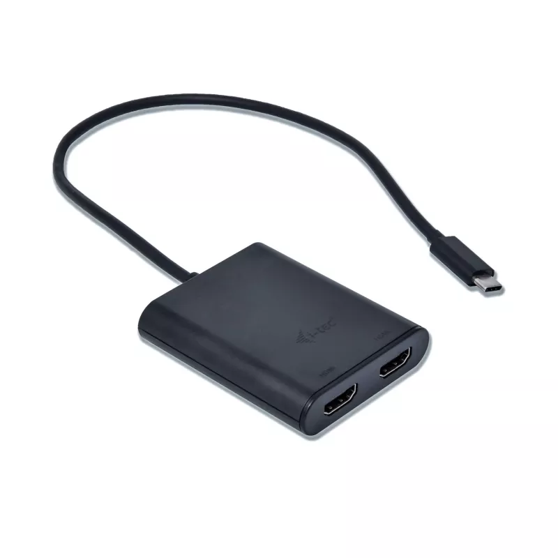 i-tec USB-C 3.1 Dvigubas 4K HDMI vaizdo adapteris, 3.2 Gen 1 (3.1 Gen 1), USB Type-C, HDMI išvestis, 3840 x 2160 pikselių