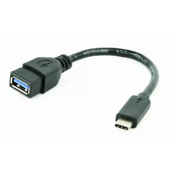 USB laidas Gembird A-OTG-CMAF3-01, USB‑C į USB‑A, 0,2 m, juodas