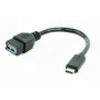 USB laidas Gembird A-OTG-CMAF3-01, USB‑C į USB‑A, 0,2 m, juodas