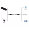 USB laidas Gembird A-OTG-CMAF3-01, USB‑C į USB‑A, 0,2 m, juodas