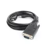GEMBIRD HDMI į VGA ir garso adapterio laidas, vienas prievadas, 3 m, juodas