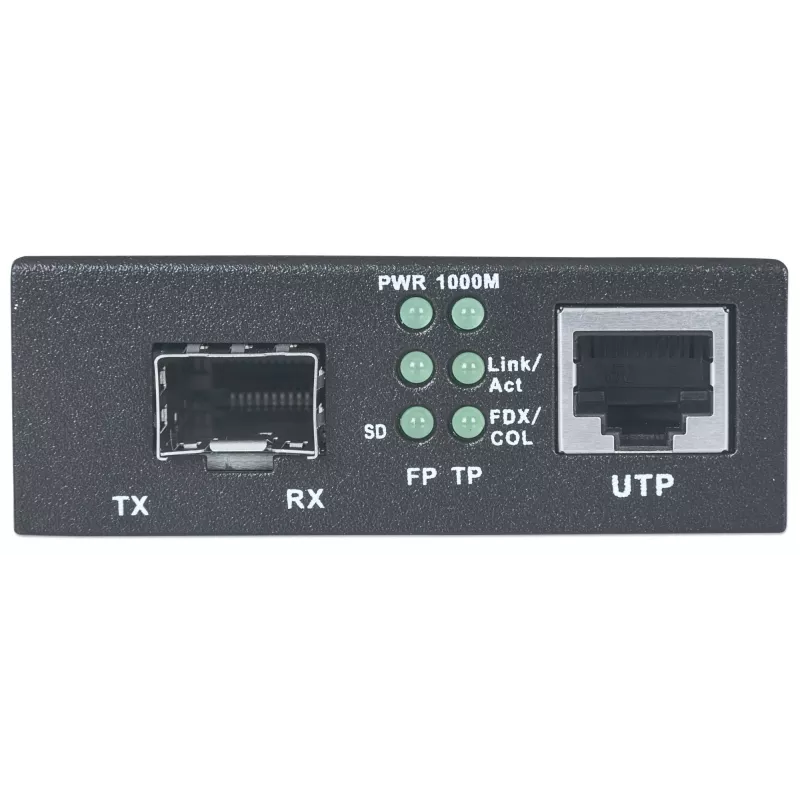 Intellinet Gigabit Ethernet į SFP medijos keitiklis, 10/100/1000Base-Tx į SFP lizdą, be modulio