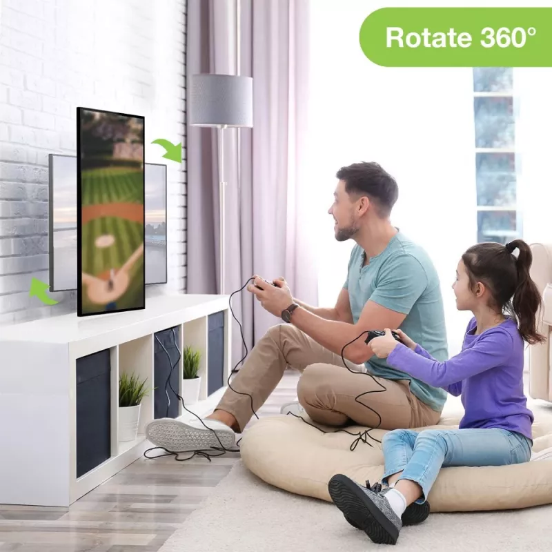 Techly ICA-PLB 136M Juodas universalus TV laikiklis sienai 23-55 colių