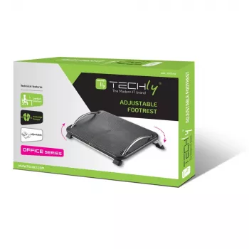 Reguliuojamas pakojis Techly ICA-FR 13, juodas, ABS sintetika, 430 mm, 280 mm, 1.24 kg