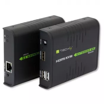 Techly IDATA HDMI-KVM2 KVM siųstuvas ir imtuvas