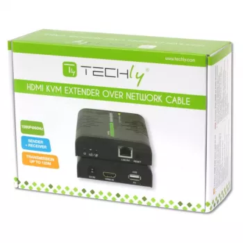 Techly IDATA HDMI-KVM2 KVM siųstuvas ir imtuvas
