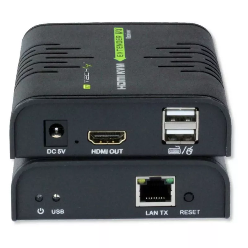 Techly IDATA HDMI-KVM2 KVM siųstuvas ir imtuvas