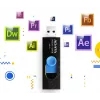 ADATA UV320 USB atmintukas 128 GB USB Type-A 3.2 Gen 1 juodas, mėlynas
