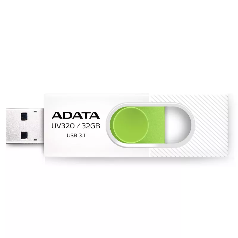 ADATA UV320 32 GB USB atmintukas USB Type-A 3.2 Gen 1 žalias, baltas