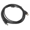 LANBERG USB kabelis USB 2.0 USB B - 3m juodas
