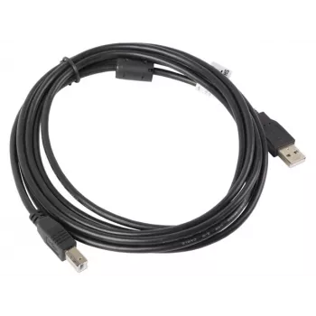 LANBERG USB kabelis USB 2.0 USB B - 3m juodas