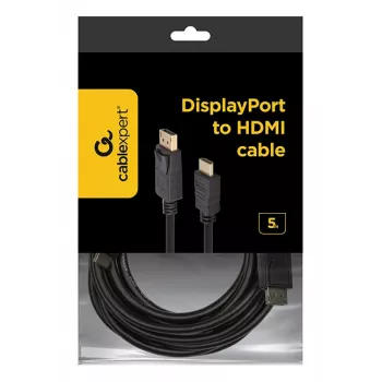 Gembird DisplayPort į HDMI laidas 5m