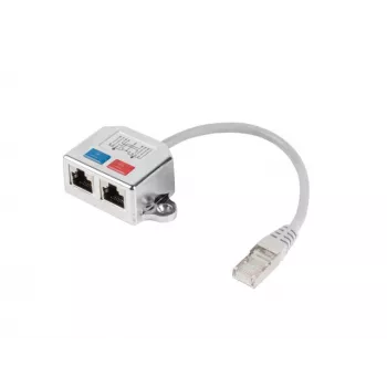 LANBERG adapteris LAN RJ45/2x RJ45 FTP Splitter AD-0026-S