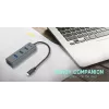 i-tec Metal USB-C HUB 4 portų