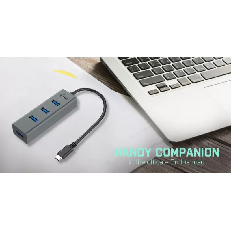 i-tec Metal USB-C HUB 4 portų