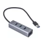 USB šakotuvas i-tec Metal USB 3.0 HUB 4 prievadai