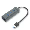 USB šakotuvas i-tec Metal USB 3.0 HUB 4 prievadai