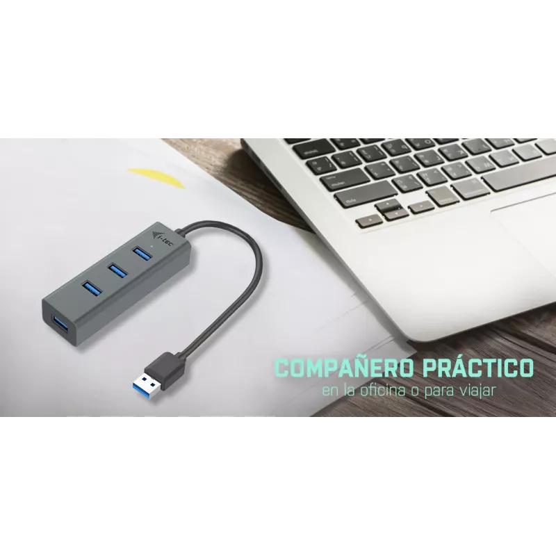 USB šakotuvas i-tec Metal USB 3.0 HUB 4 prievadai