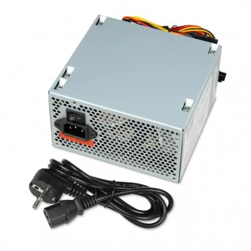 Maitinimo blokas ATX IBOX CUBE II 400 W – 20+4 pin, 120 mm ventiliatorius, sidabrinis