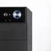 PC korpusas MODECOM Oberon Pro Midi Tower — juodas, ATX/ITX/Micro ATX, grūdintas stiklas, iki 395 mm GPU