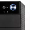 PC korpusas MODECOM Oberon Pro Midi Tower — juodas, ATX/ITX/Micro ATX, grūdintas stiklas, iki 395 mm GPU