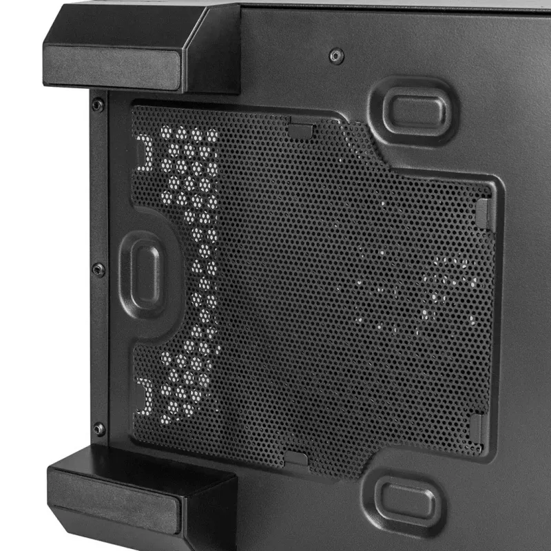 PC korpusas MODECOM Oberon Pro Midi Tower — juodas, ATX/ITX/Micro ATX, grūdintas stiklas, iki 395 mm GPU